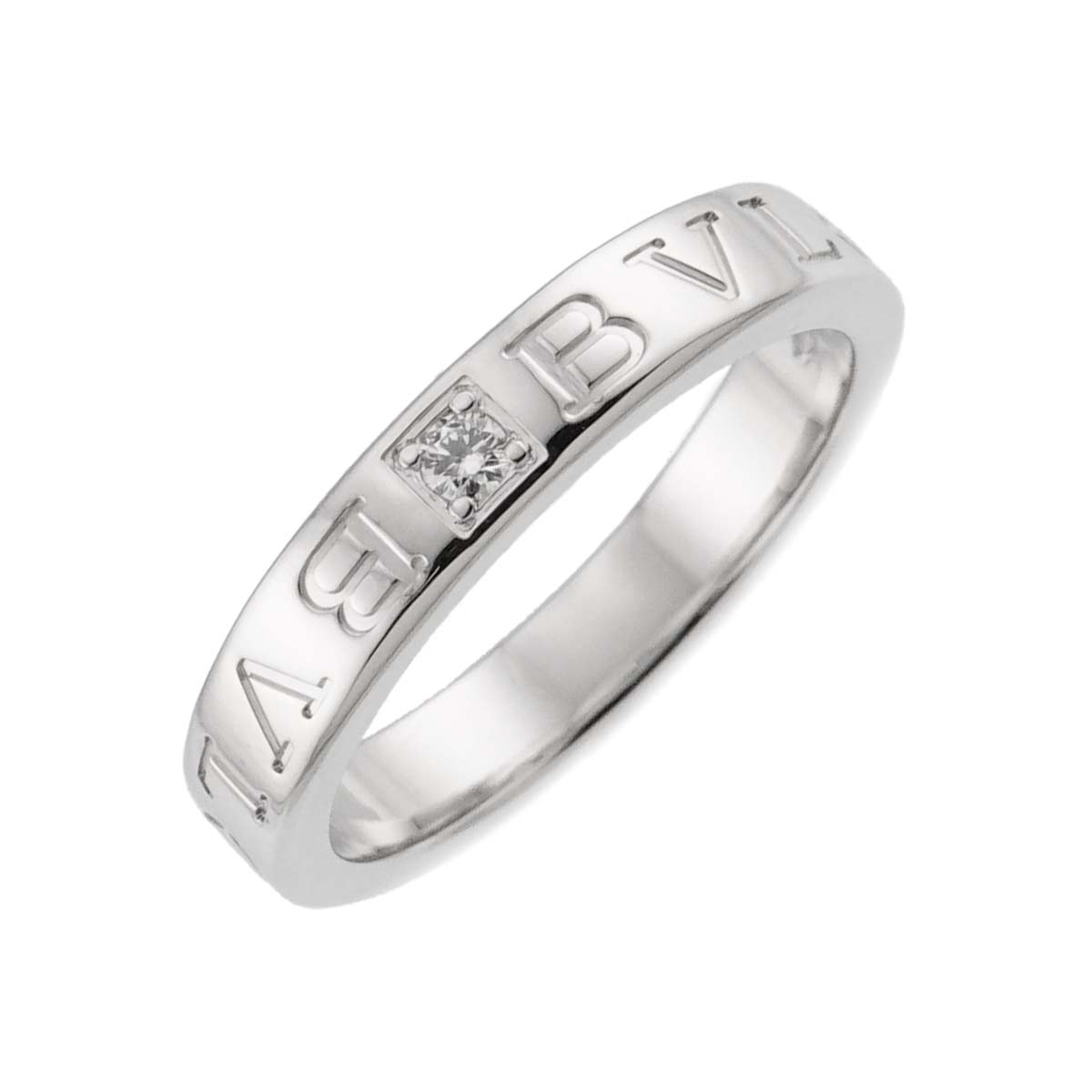 B-ZERO1 Diamond 1P Ring 18K WG 750 size7.25-7.5(US)