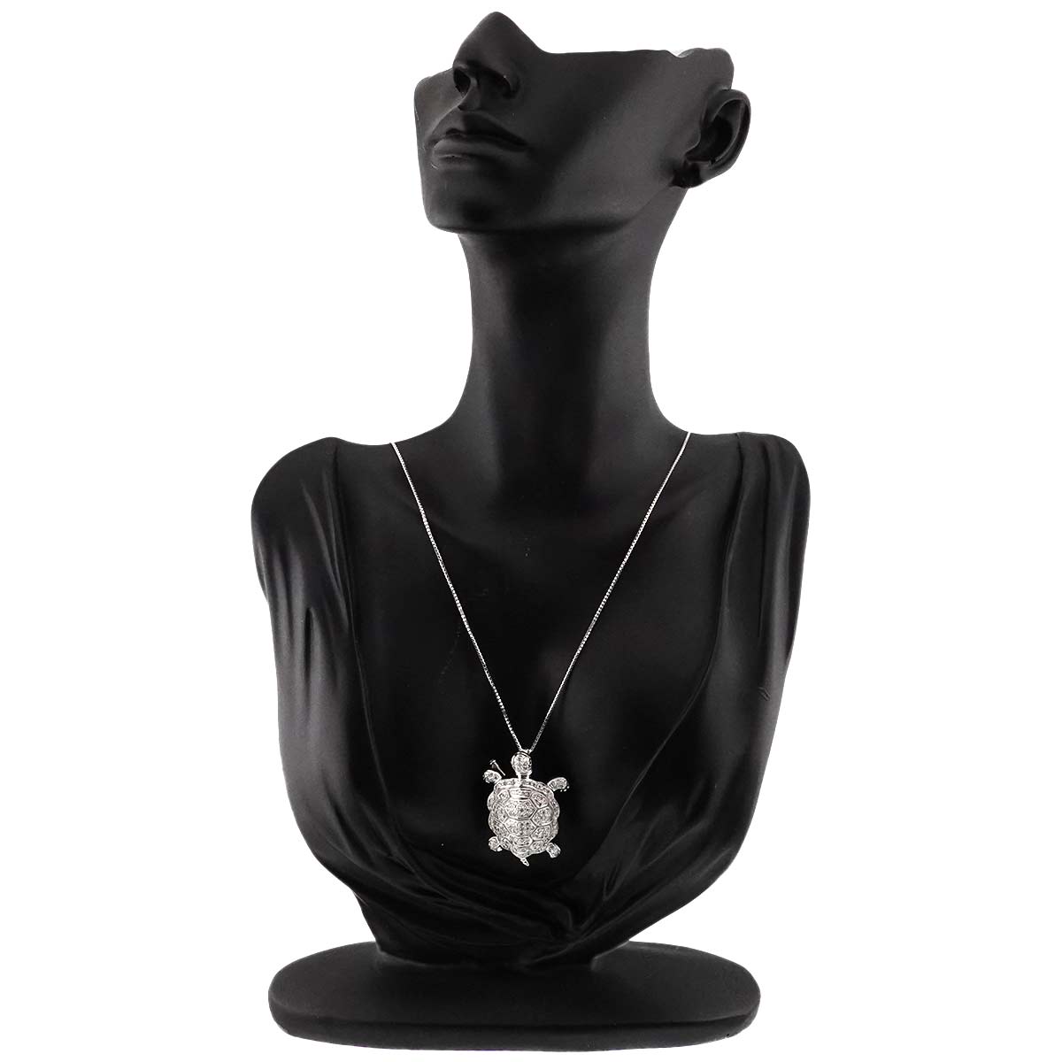 Diamond 2.08ct Necklace 18K K18 WG White Gold 750