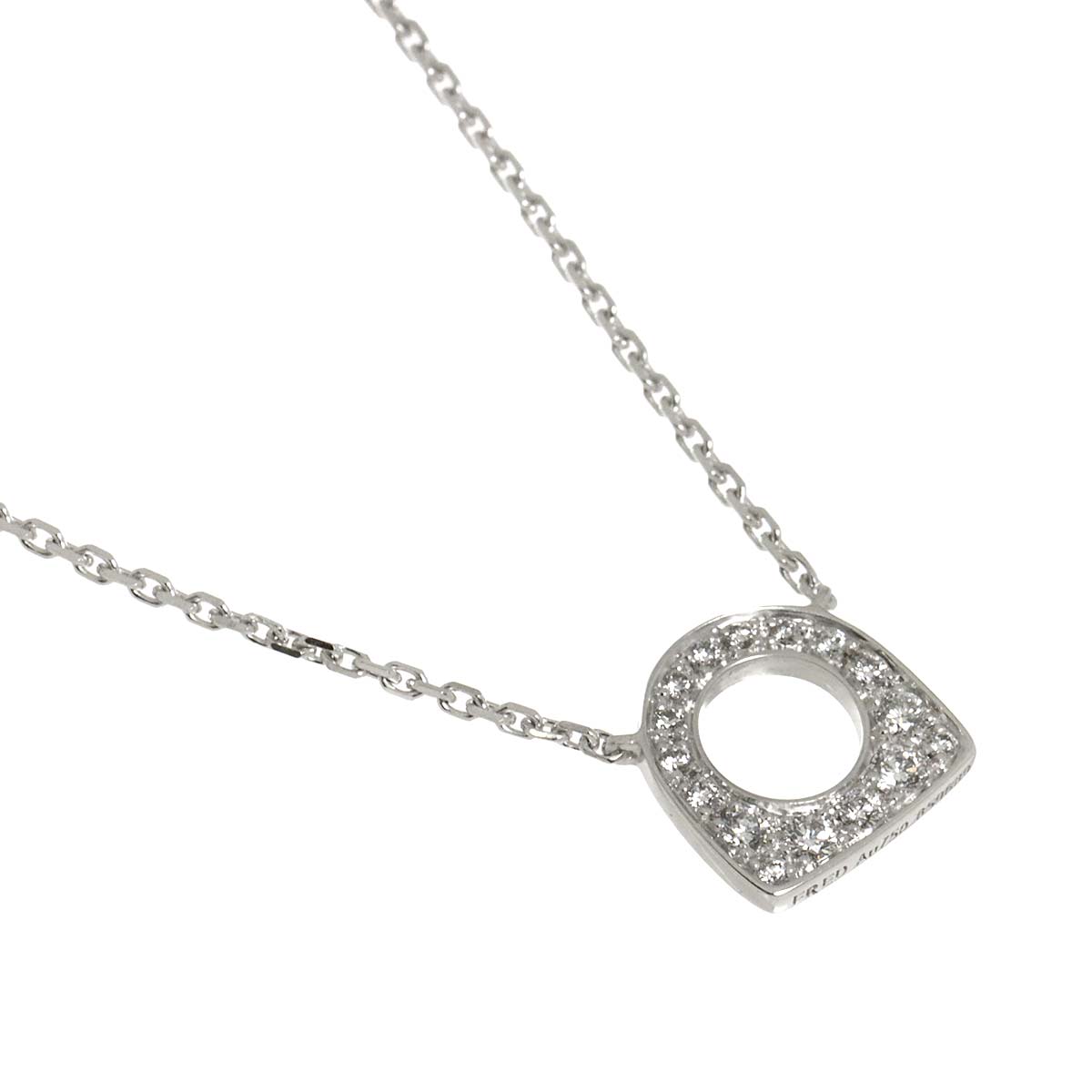Success Mini Diamond Necklace 18K WG 750