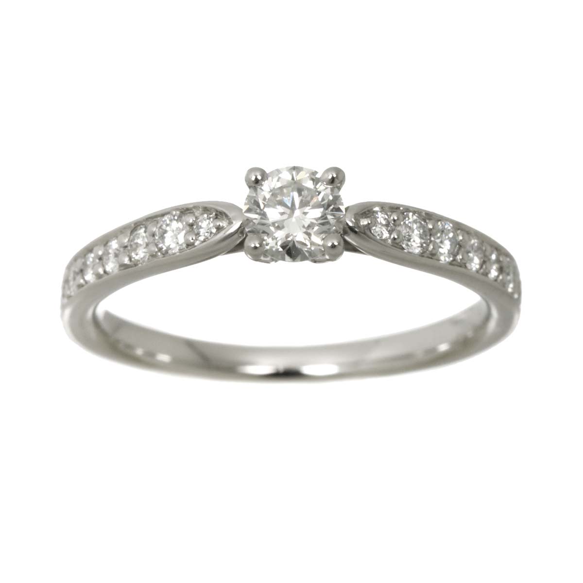 Harmony Diamond 0.24ct H/VVS2/3EX Ring Pt Size4.75-5(US)