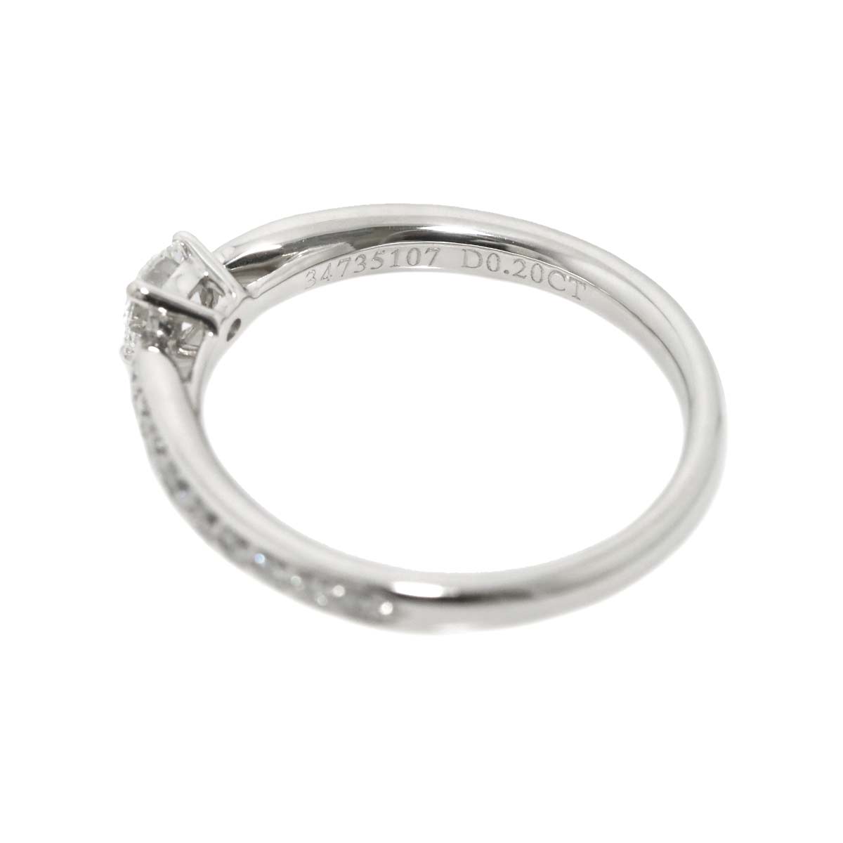 Harmony Diamond 0.20ct Ring Pt Size4-4.5(US)