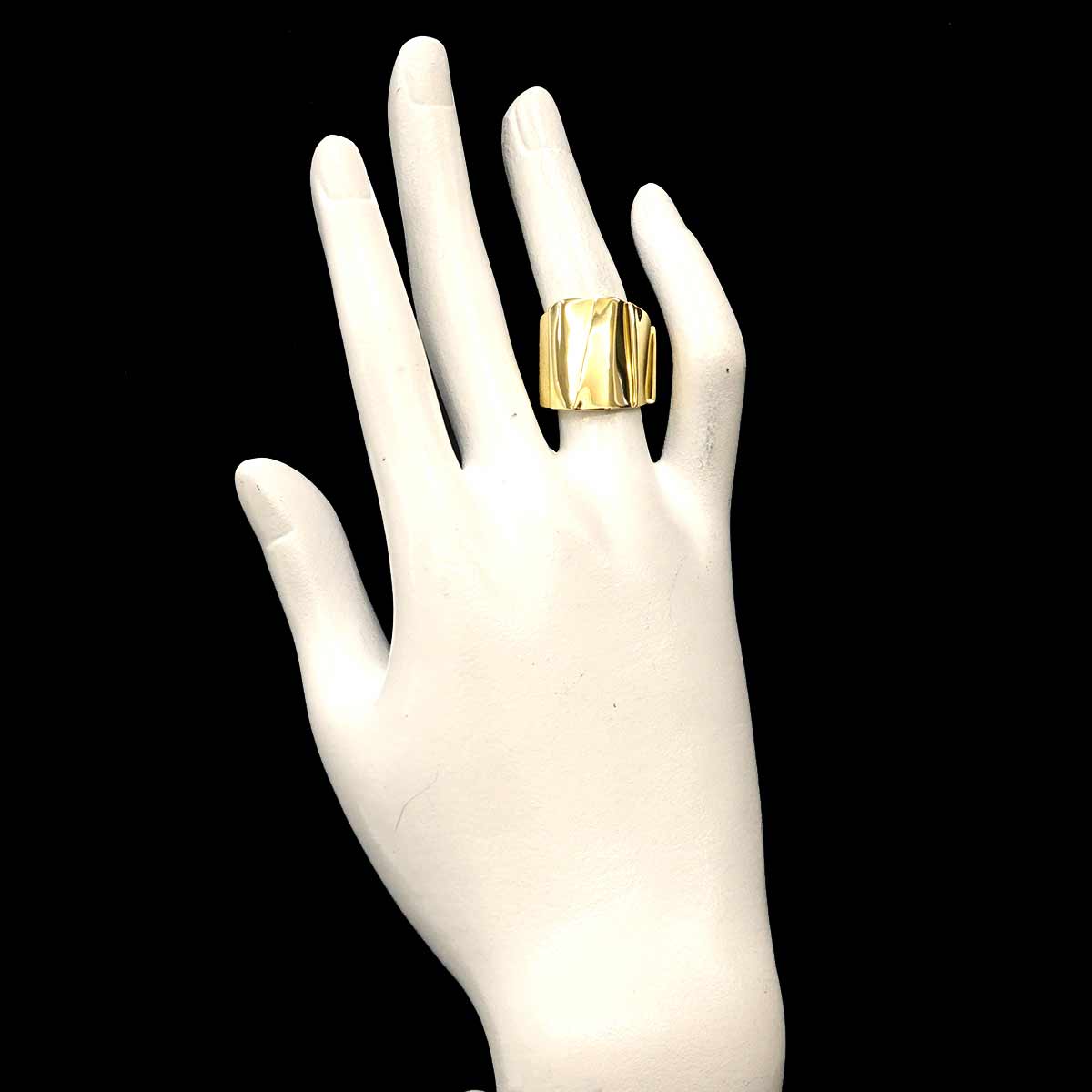 Ring 18K Yellow Gold 750 Size10 4.75(US)