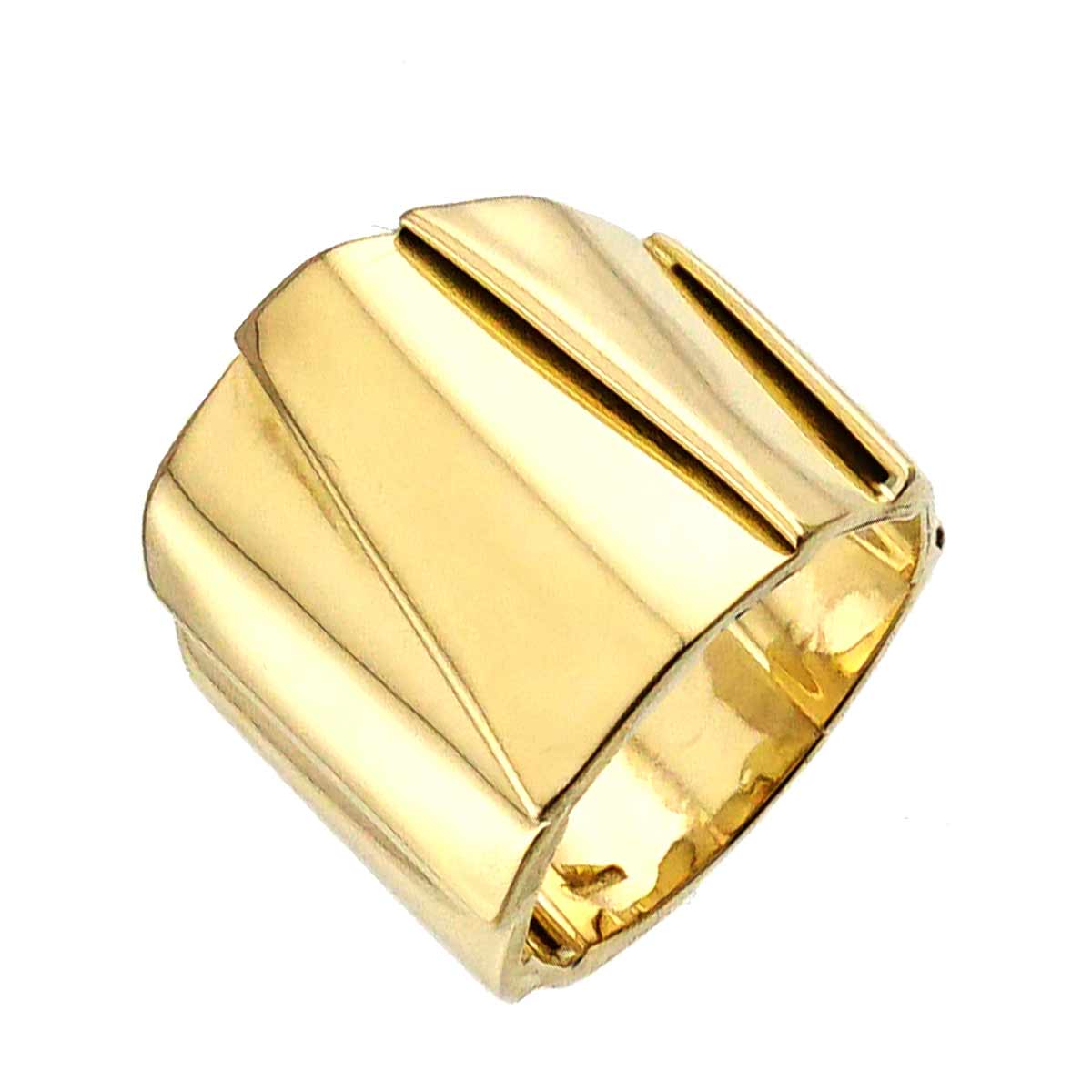 Ring 18K Yellow Gold 750 Size10 4.75(US)