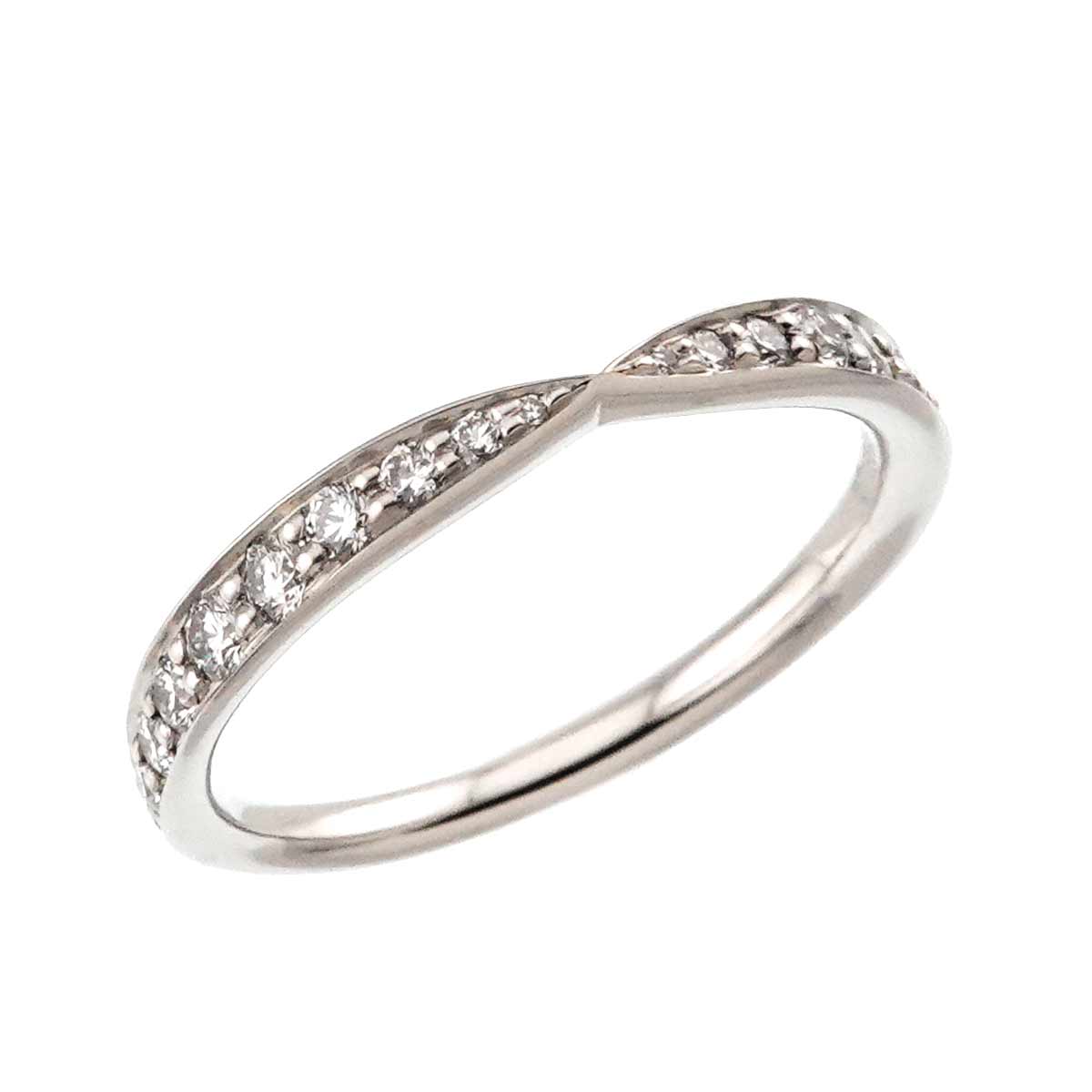 Harmony Band Ring Diamond Pt Platinum size4.75-5(US)