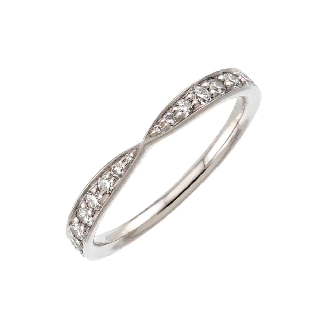Harmony Band Ring Diamond Pt Platinum size4.75-5(US)