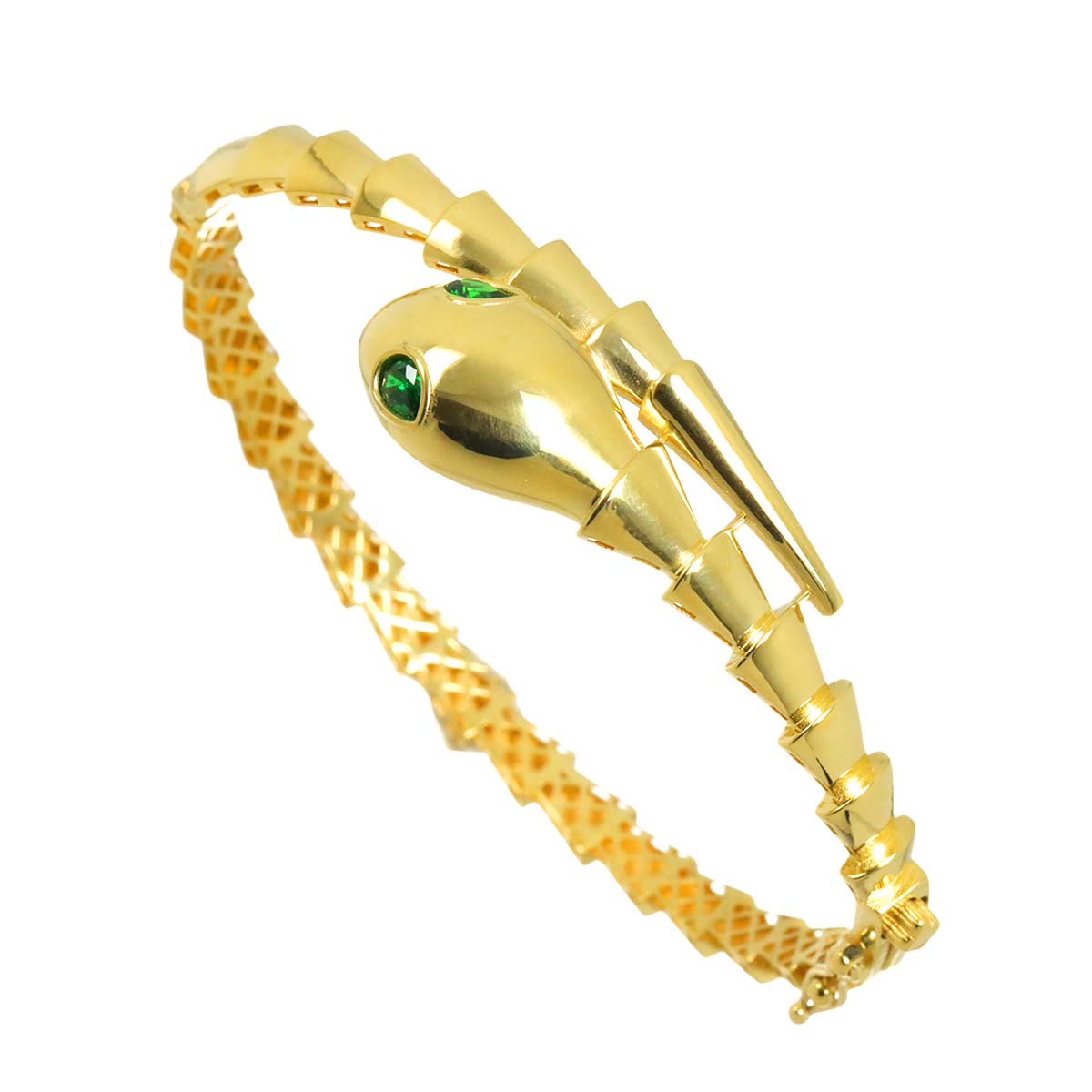 Garnet Bracelet 18K K18 YG Yellow Gold 750