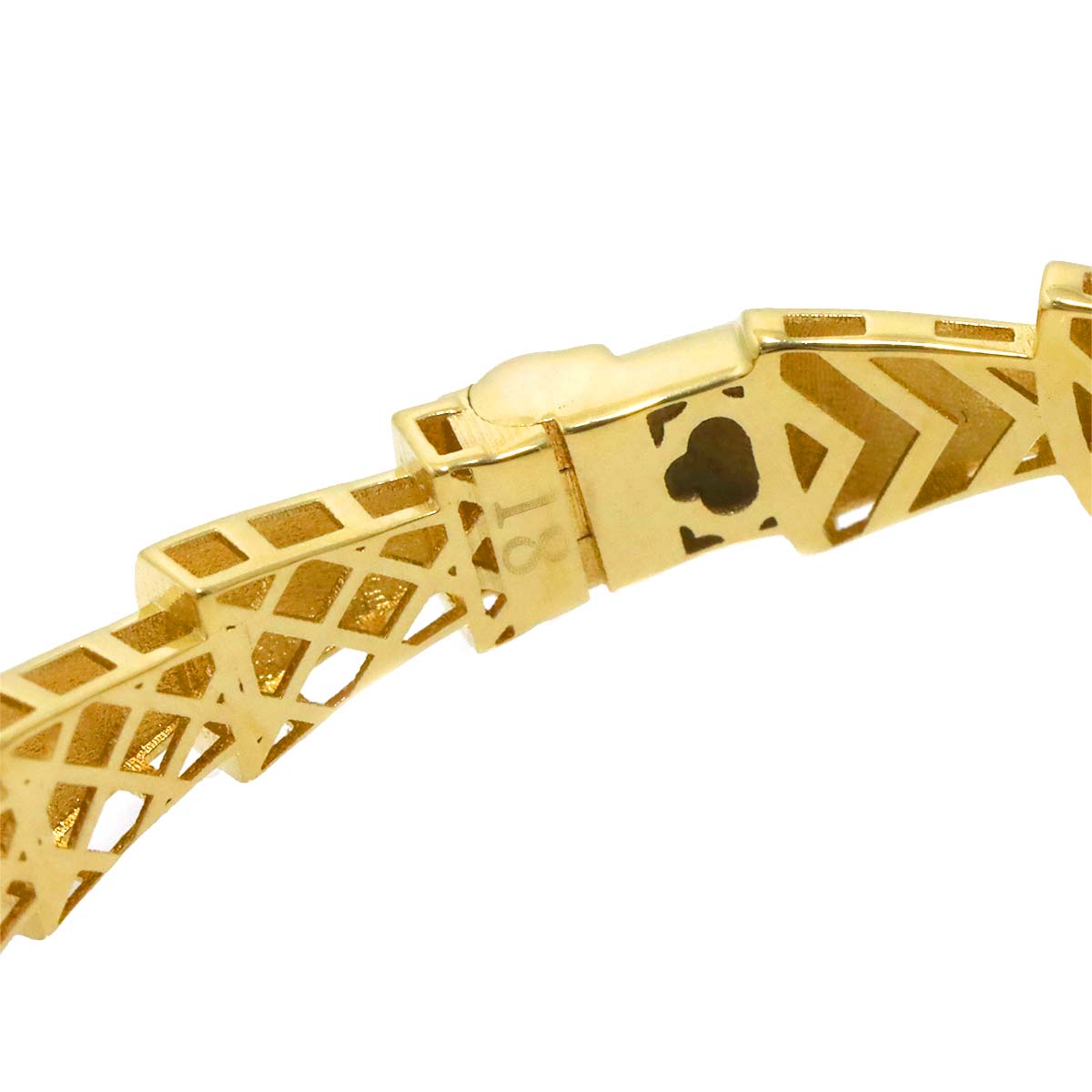 Garnet Bracelet 18K K18 YG Yellow Gold 750