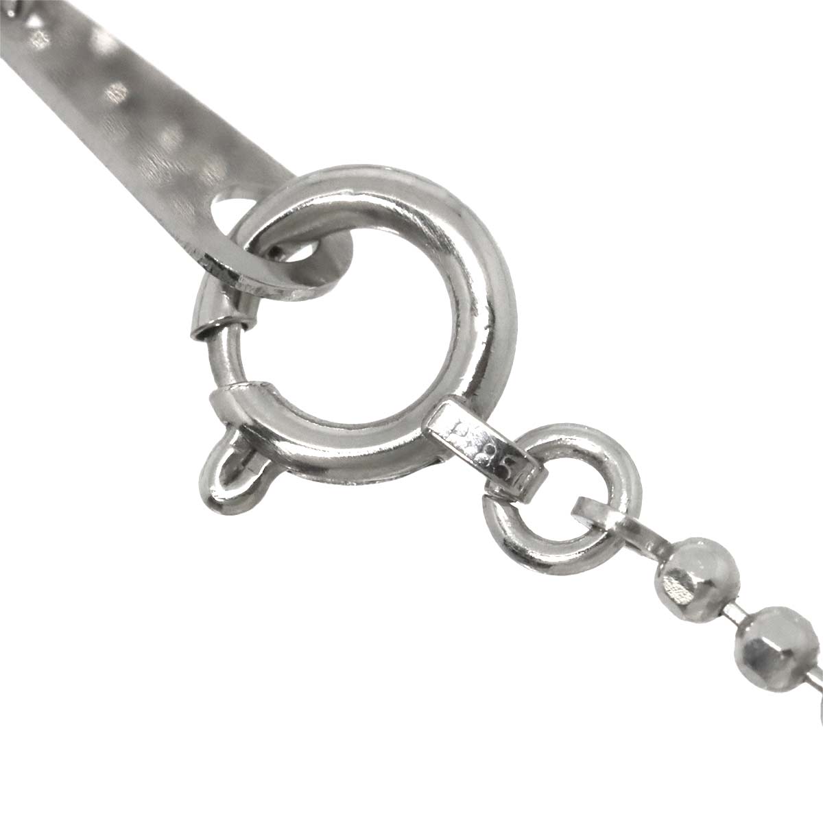 Black Opal 2.23ct Diamond 0.36ct Necklace Pt Platinum