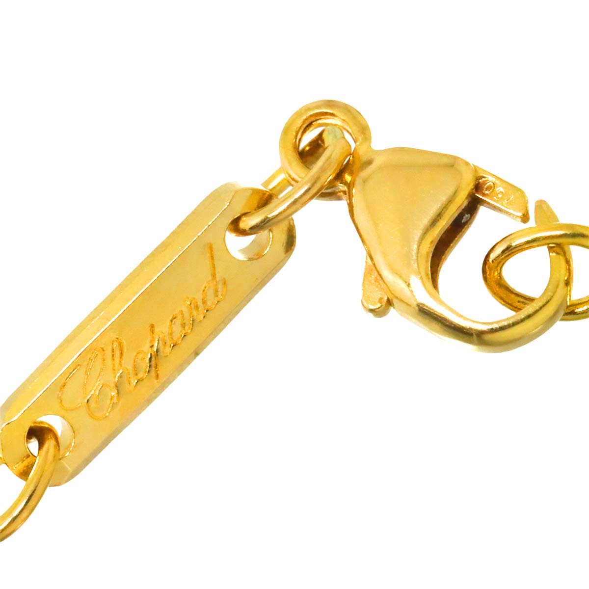 Happy Diamond Heart Necklace 18K Yellow Gold 750