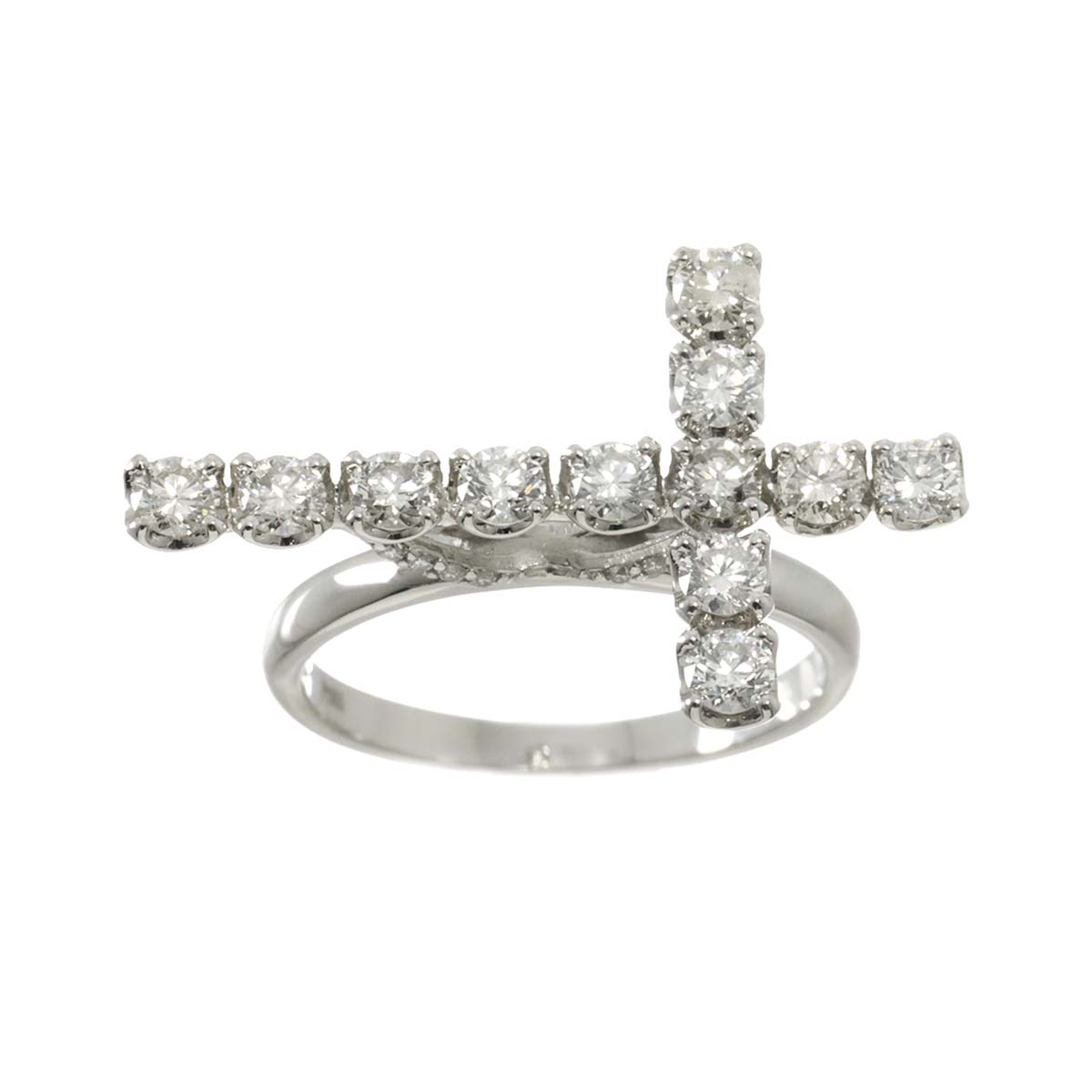 Diamond 1.00ct Ring Pt size5.75-6(US)