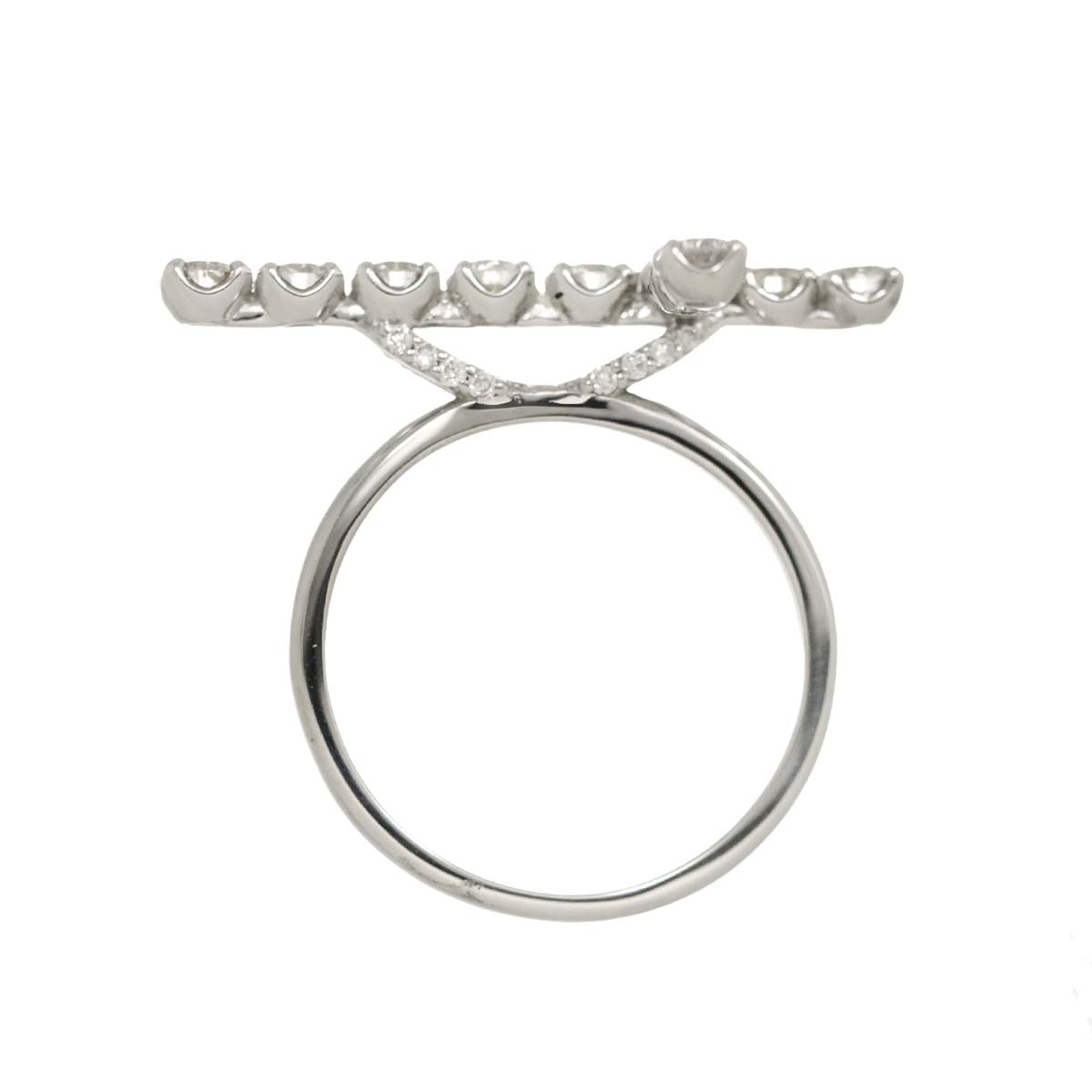 Diamond 1.00ct Ring Pt size5.75-6(US)