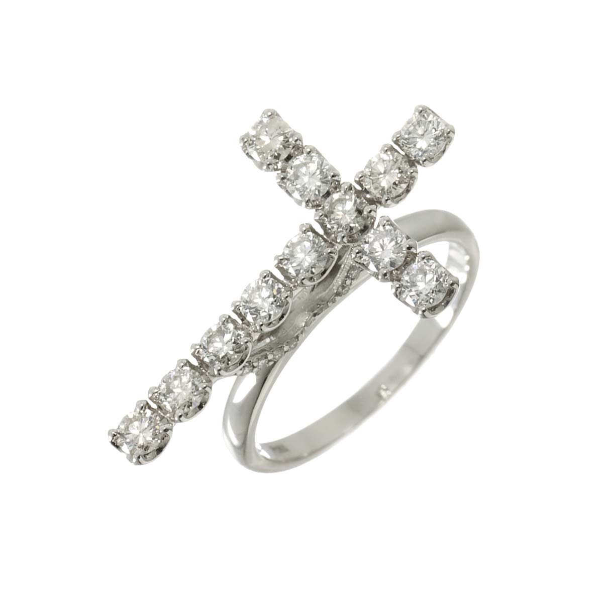 Diamond 1.00ct Ring Pt size5.75-6(US)