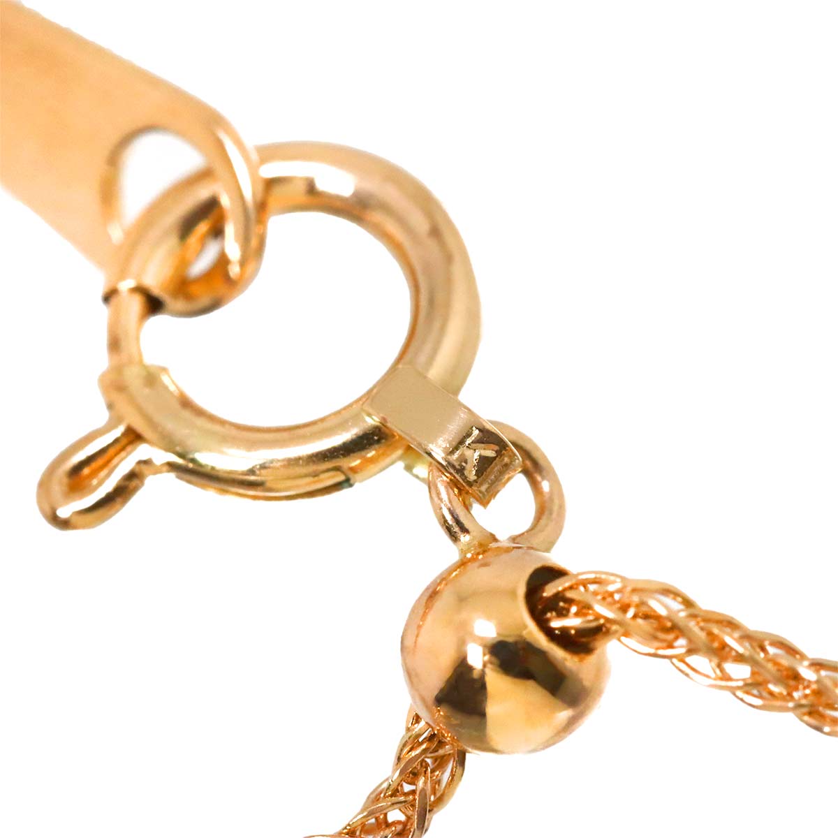 Diamond 1.50ct Necklace 18K K18 PG 750