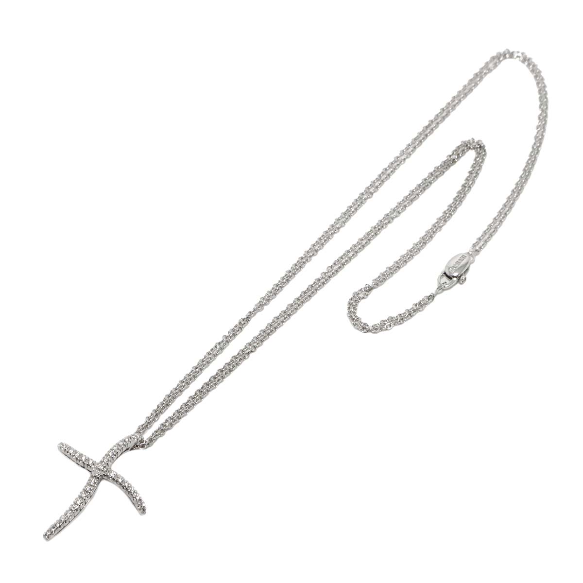 Diamond Necklace 18K WG 750