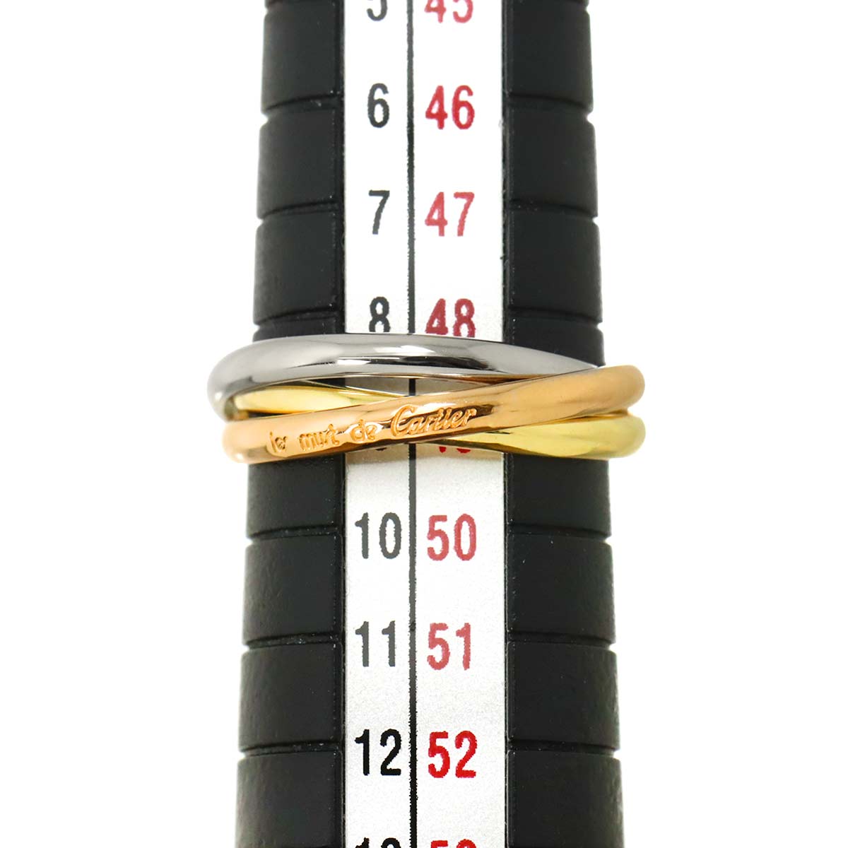 Trinity Ring 18K YG WG PG 750 Size49 4.75-5(US)