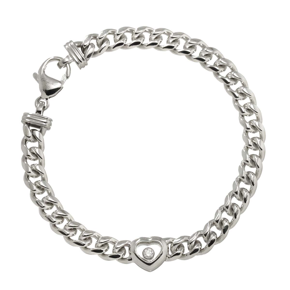 Happy Heart Diamond Bracelet 18K WG 750