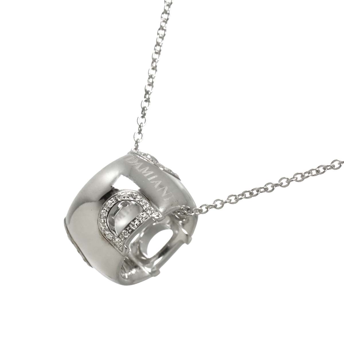 Diamond Necklace 18K WG 750