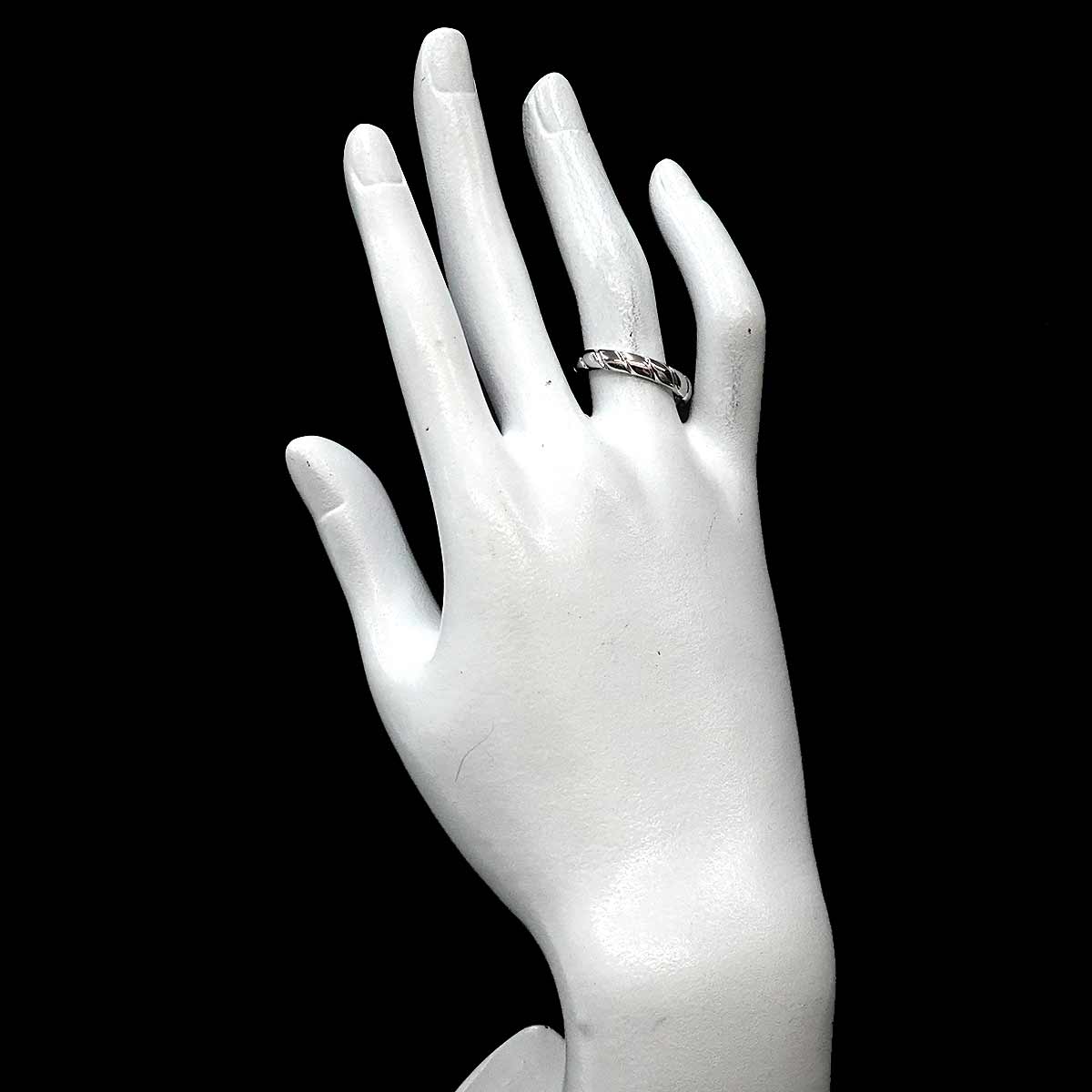 Torsade Ring Platinum size55 6.75-7.25(US)