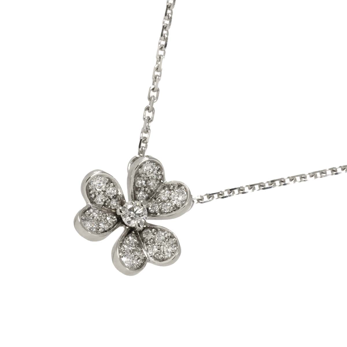 Frivole Mini Diamond Necklace 18K WG 750