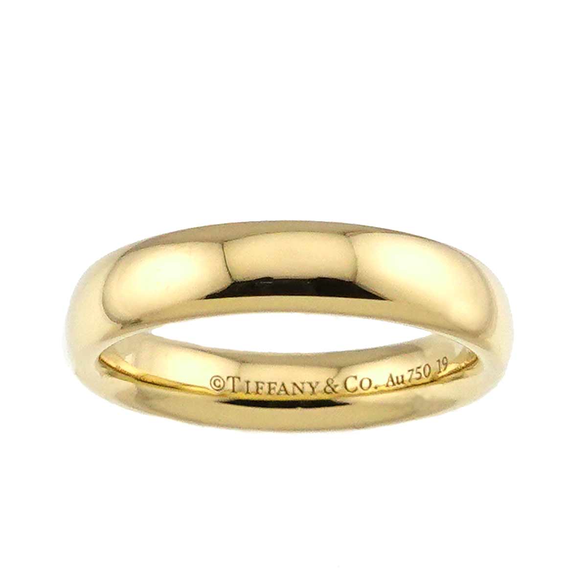 Forever Band Ring 18K Yellow Gold 750 Size 4.75-5(US)