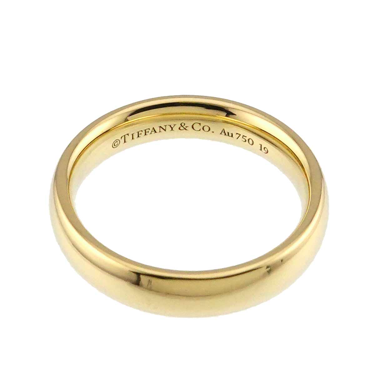 Forever Band Ring 18K Yellow Gold 750 Size 4.75-5(US)