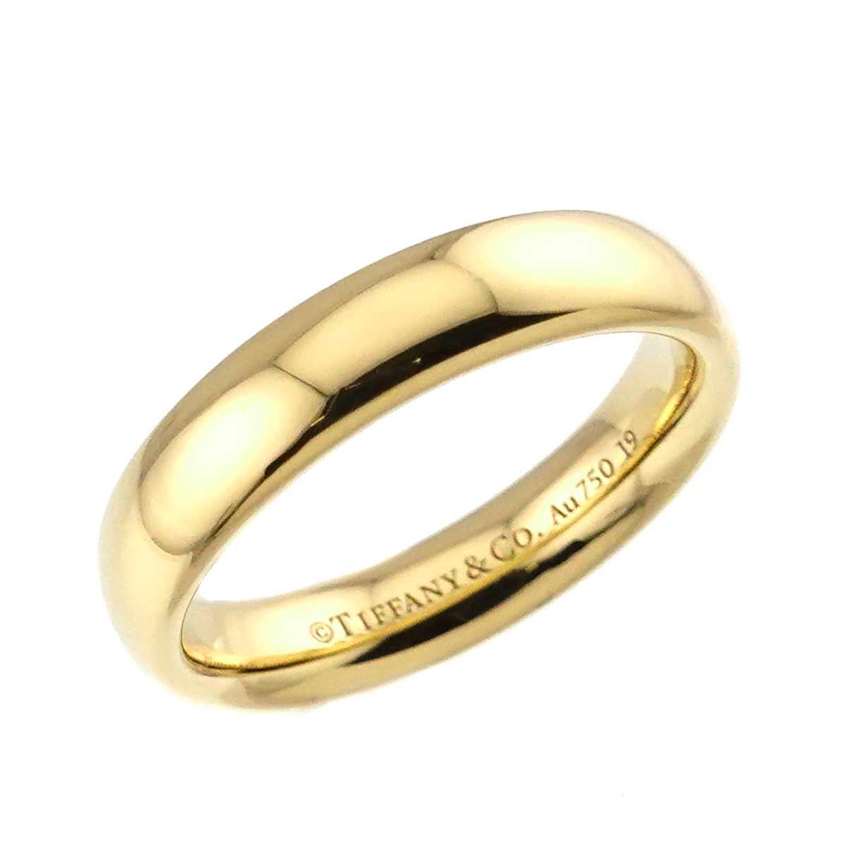 Forever Band Ring 18K Yellow Gold 750 Size 4.75-5(US)