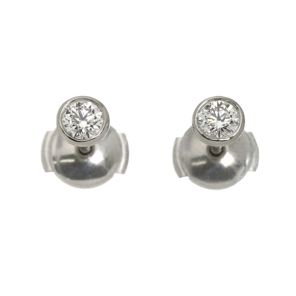 Diamond 0.21ctx2 G/VS1-VS2/3EX Earrings Pierced Pt