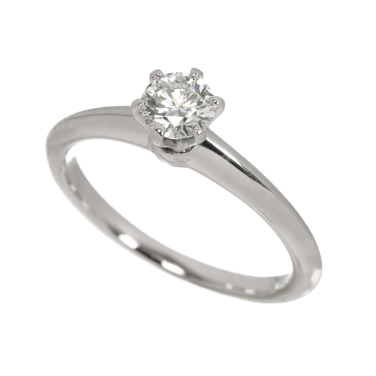 Diamond 0.38ct I/VVS2/3EX Ring Platinum Size5.25(US)