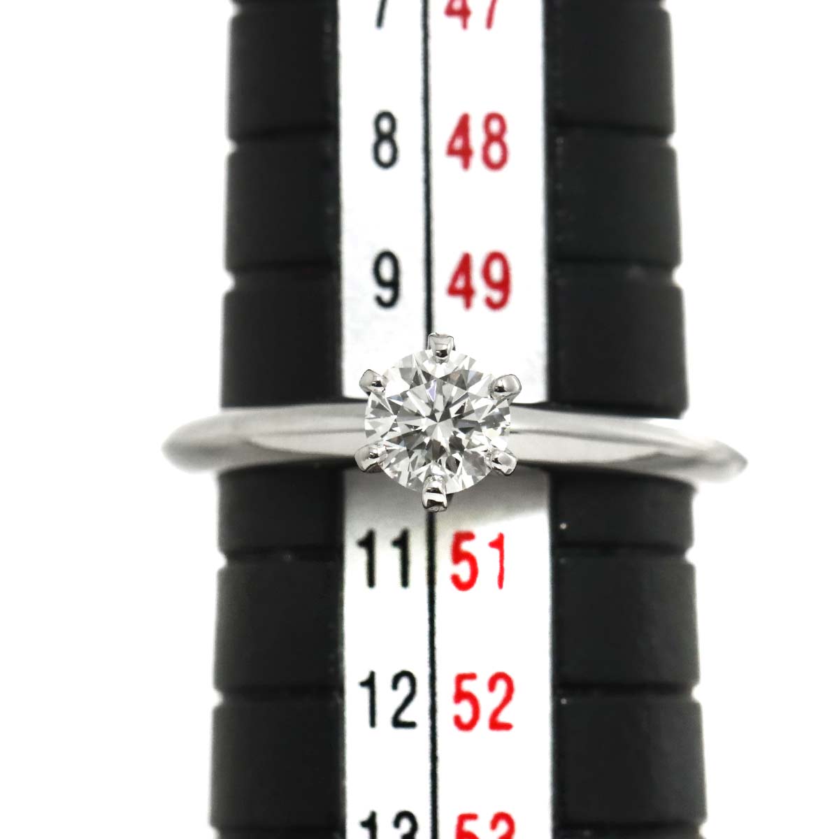 Diamond 0.38ct I/VVS2/3EX Ring Platinum Size5.25(US)