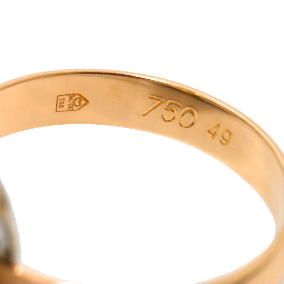 Trinity Ring MM 18K YG WG PG 750 Size49 4.75-5(US)