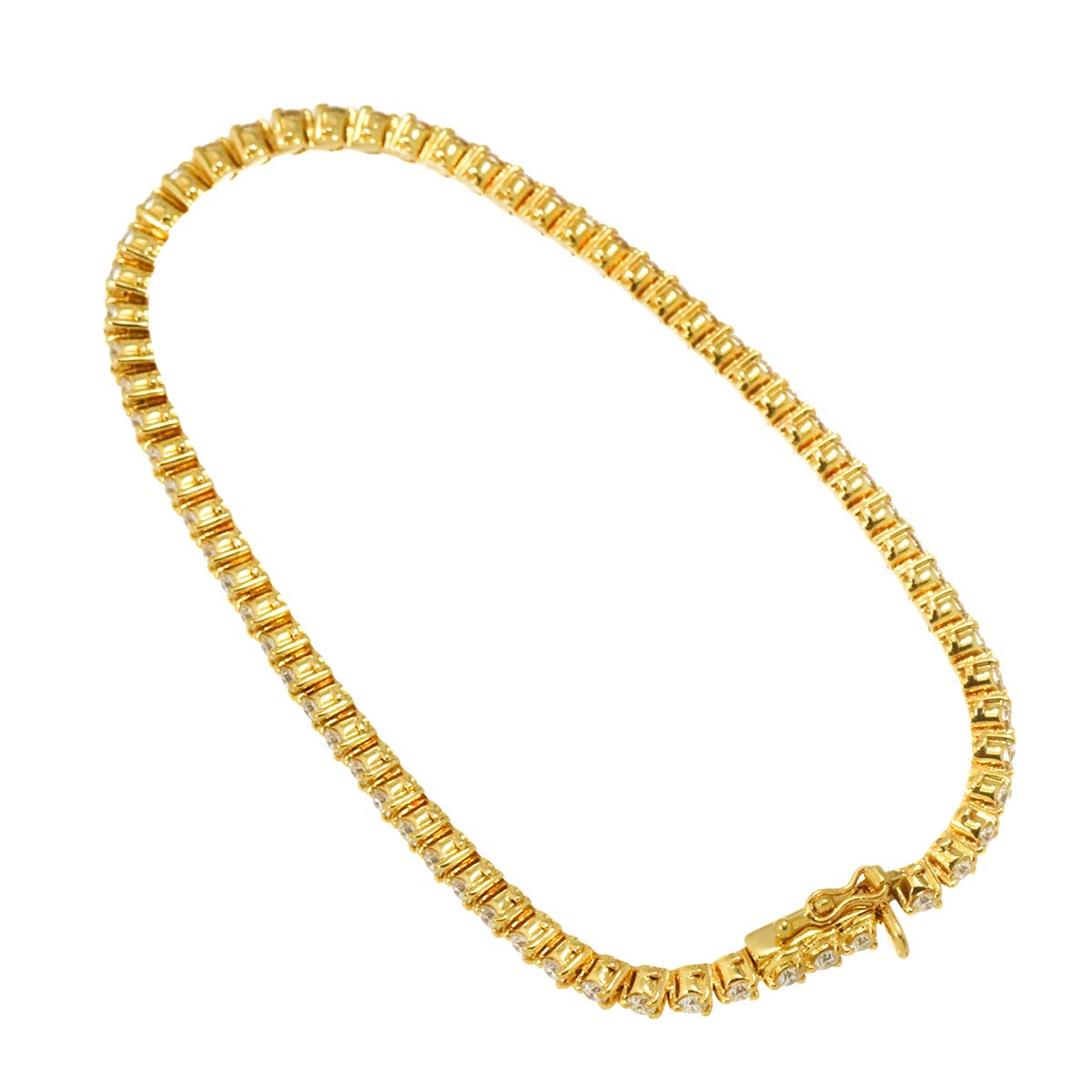 Diamond 1.80ct Bracelet 18K Yellow Gold 750