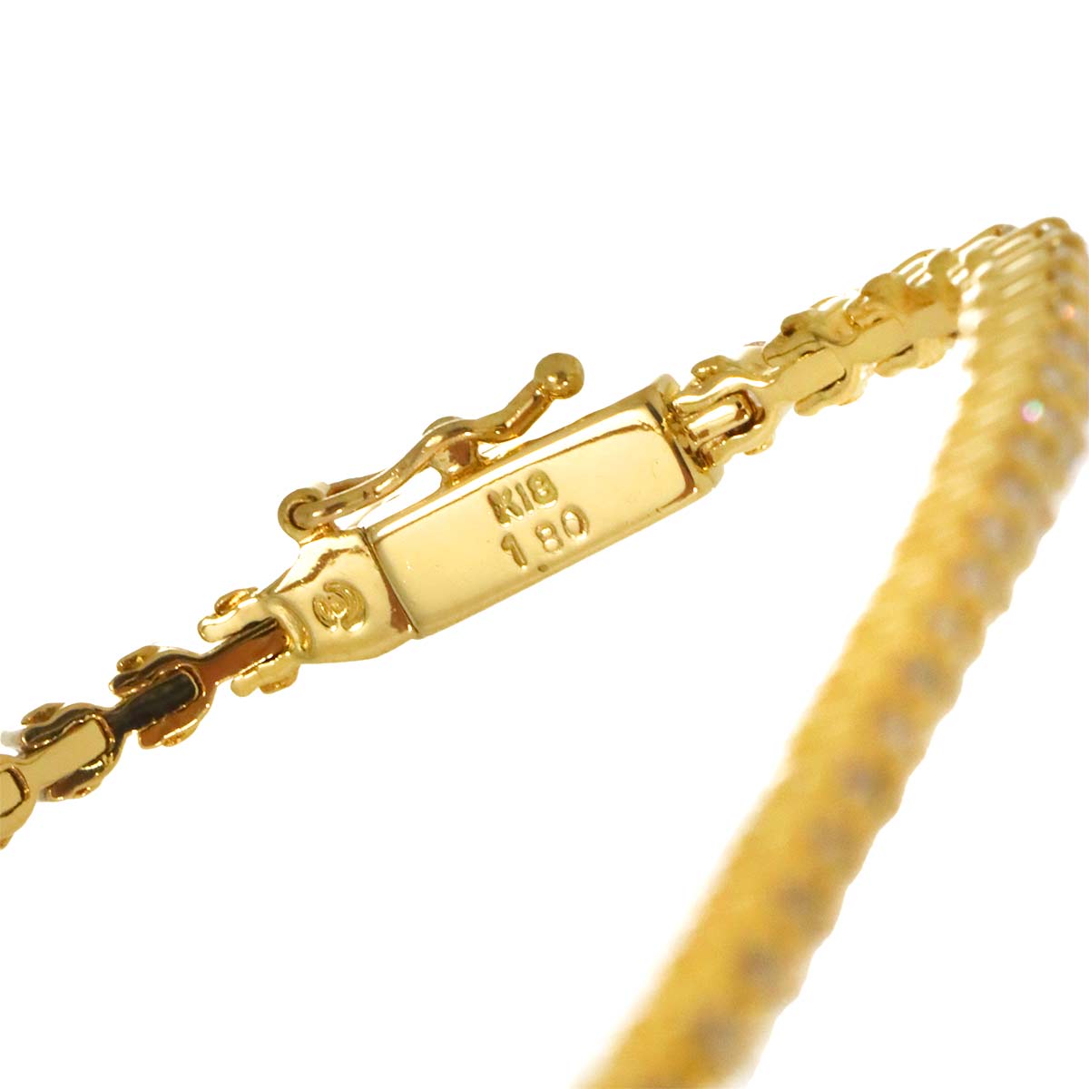 Diamond 1.80ct Bracelet 18K Yellow Gold 750
