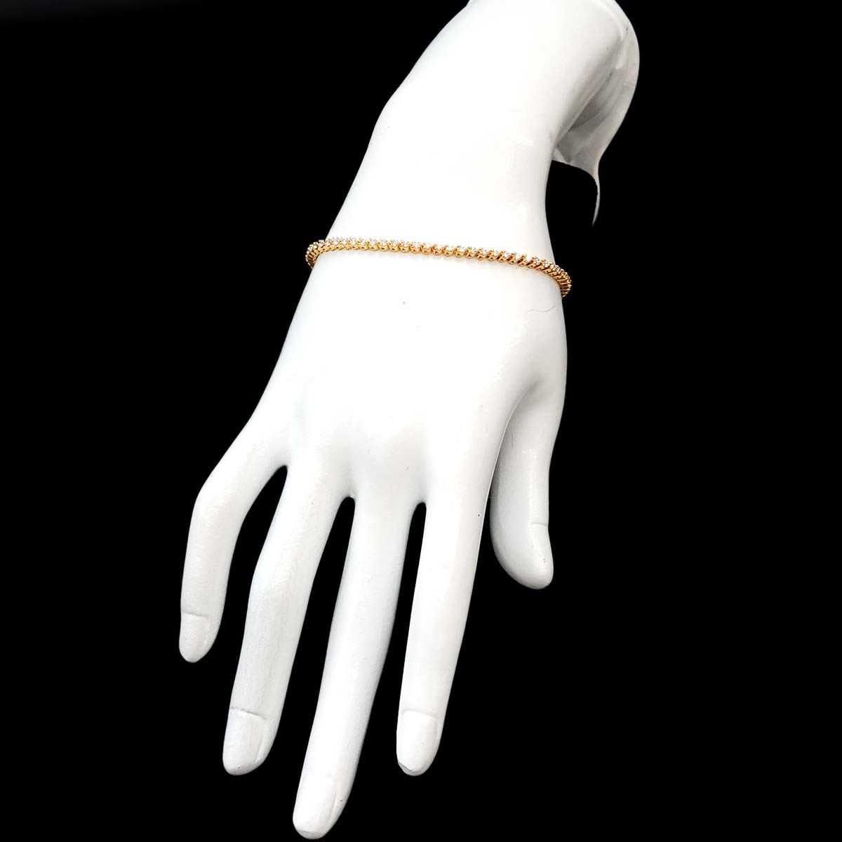 Diamond 1.80ct Bracelet 18K Yellow Gold 750