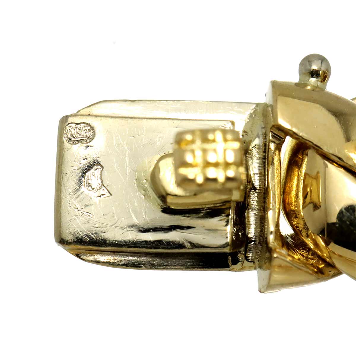 Ruby Diamond Necklace 18K Yellow Gold 750