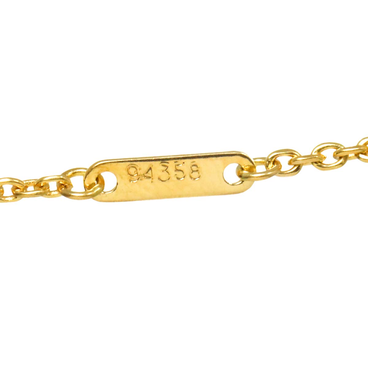 Diamond Necklace 18K YG 750