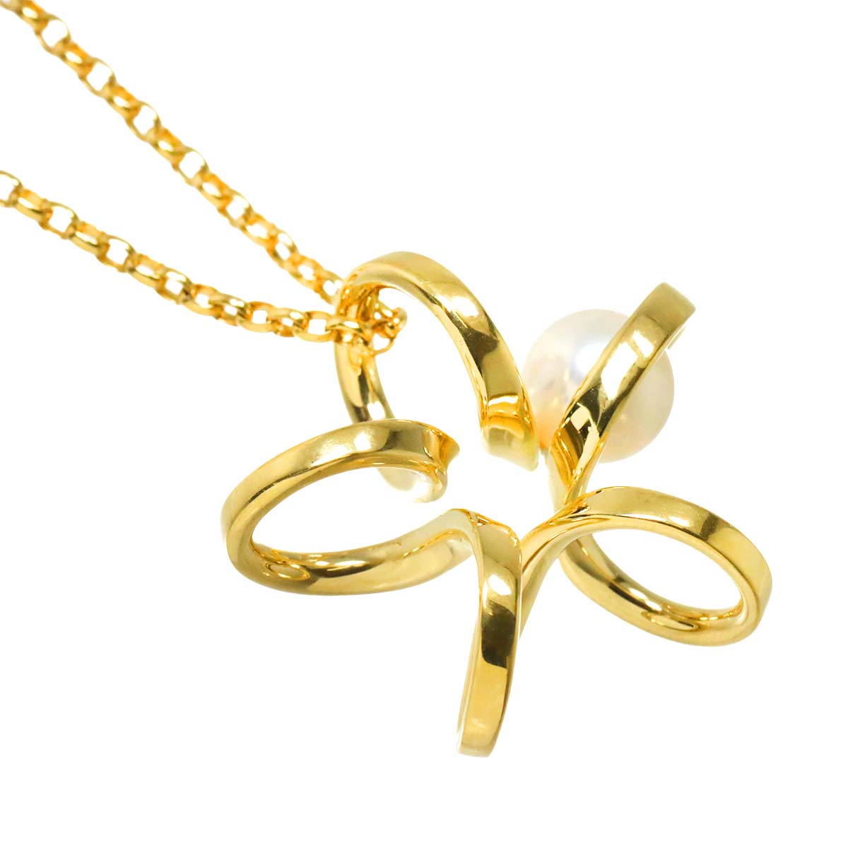 Akoya Pearl 6.8mm Necklace 18K YG 750