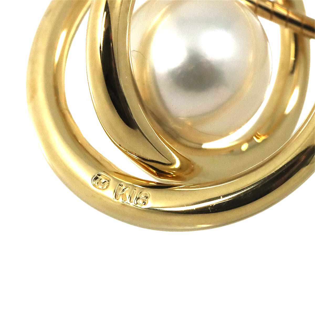 Akoya Pearl 7.4mm Necklace 18K YG 750