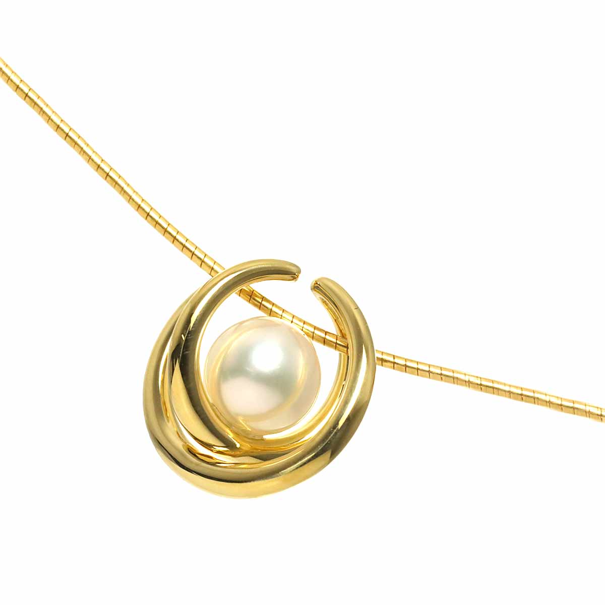 Akoya Pearl 7.4mm Necklace 18K YG 750