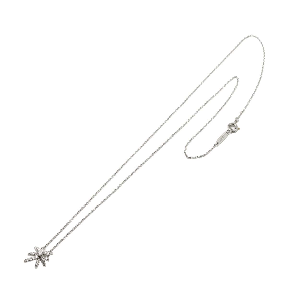 Fireworks Diamond Necklace Platinum