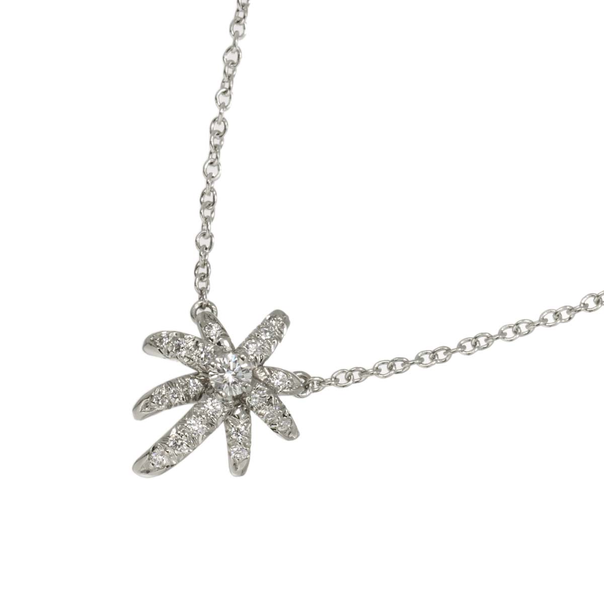Fireworks Diamond Necklace Platinum