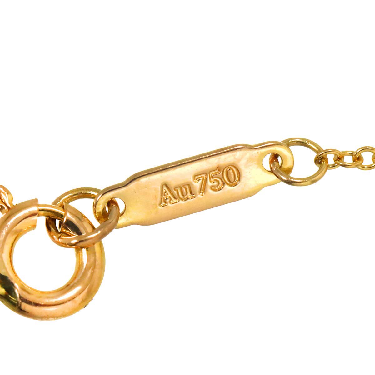 Circlet Diamond Necklace 18K PG 750