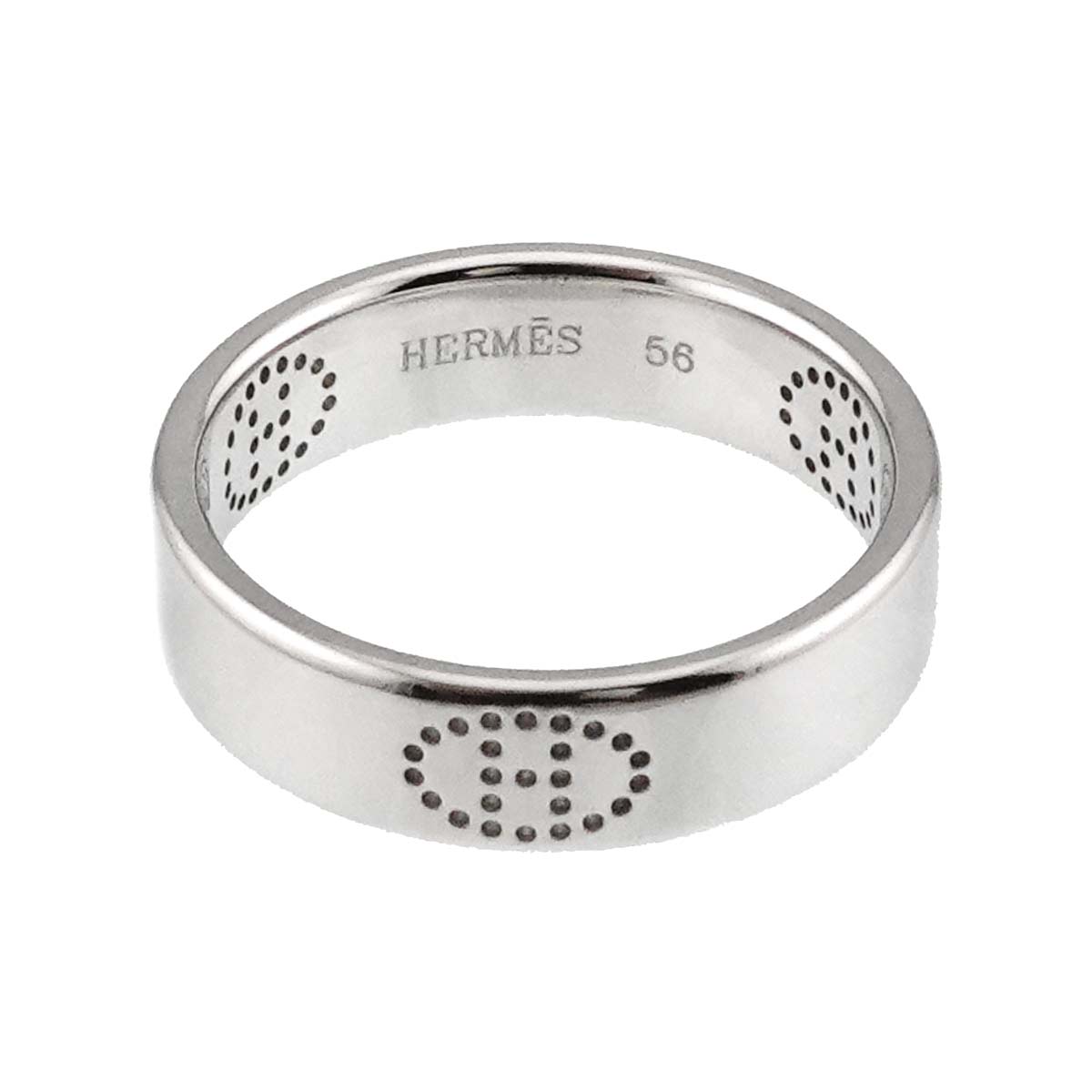 Eclipse Ring 18K White Gold 750 Size56 7.25-7.5(US)