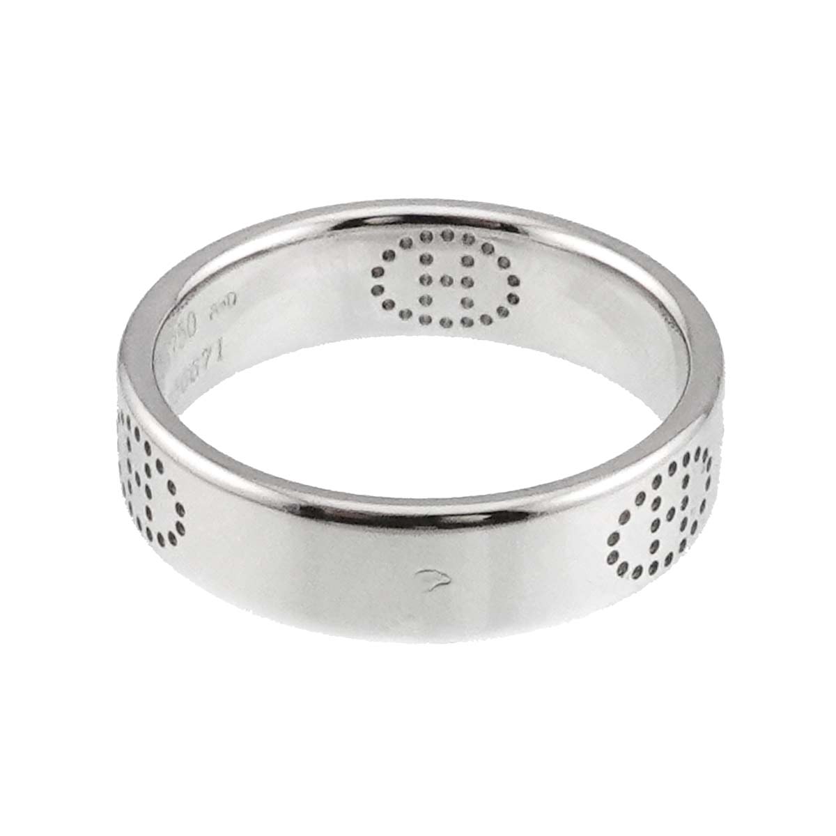 Eclipse Ring 18K White Gold 750 Size56 7.25-7.5(US)