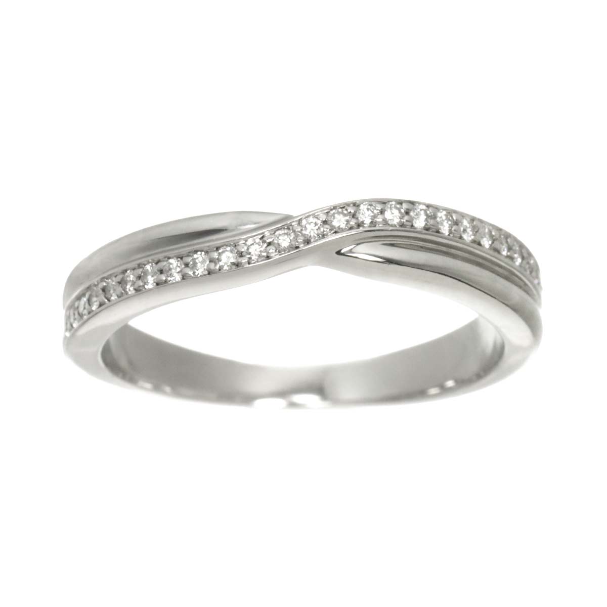 Diamond Ring Pt Platinum size5.25(US)