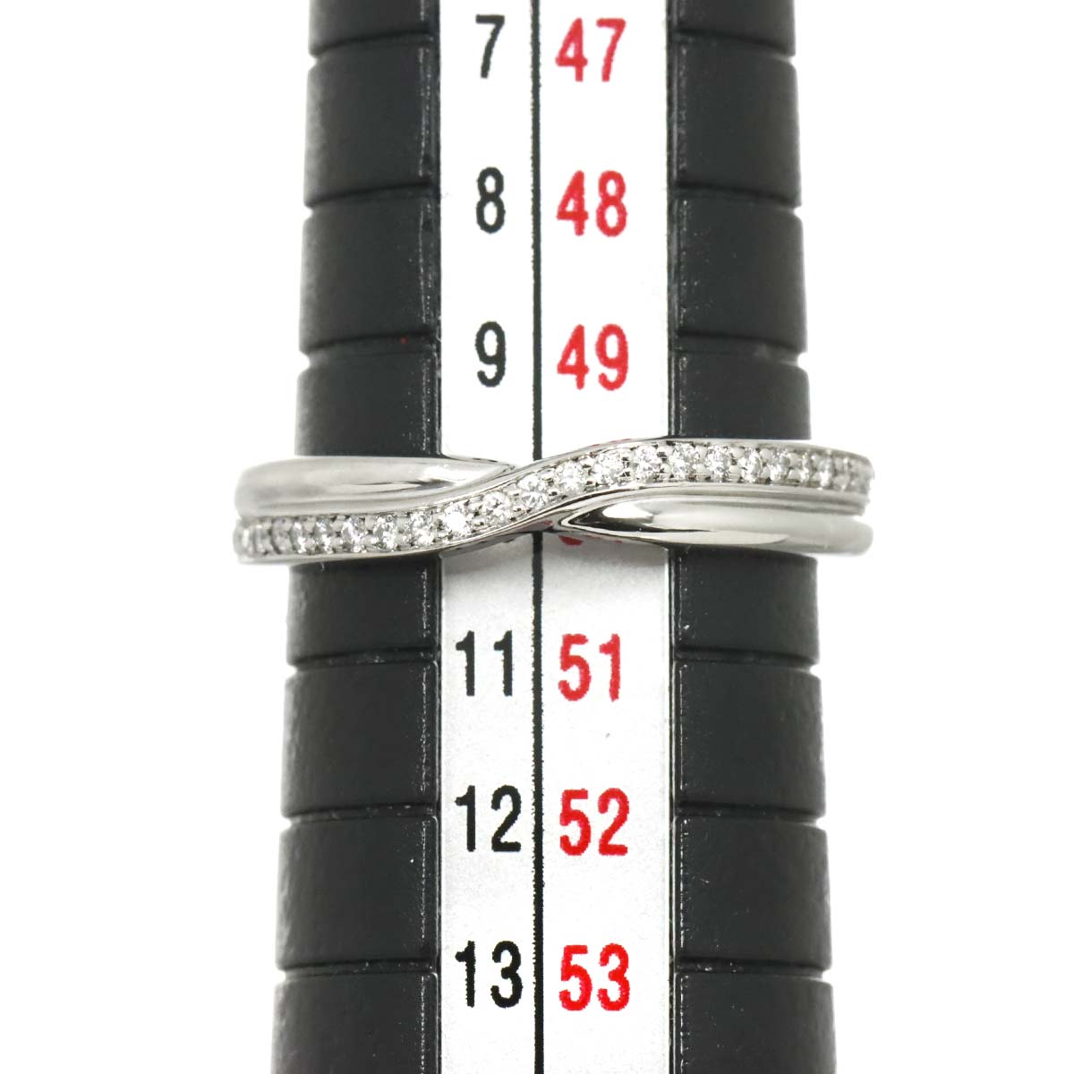 Diamond Ring Pt Platinum size5.25(US)