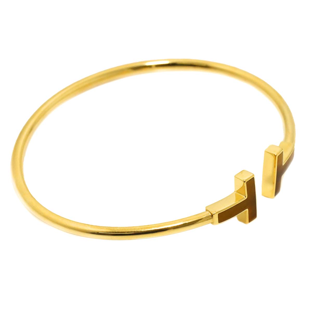 TWire Tigers Eye Bracelet 18K YG 750