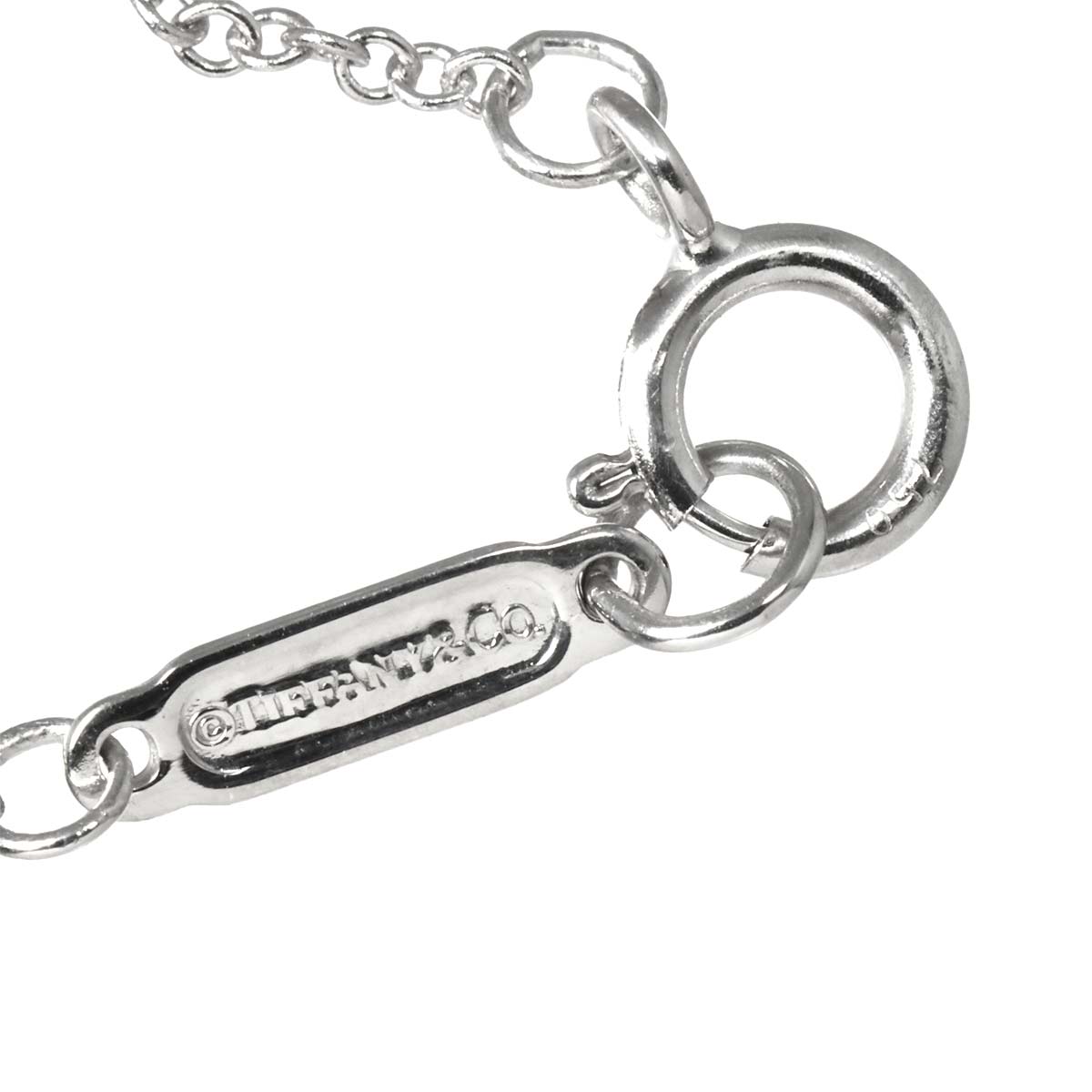 Cross Diamond Necklace 18K White Gold 750