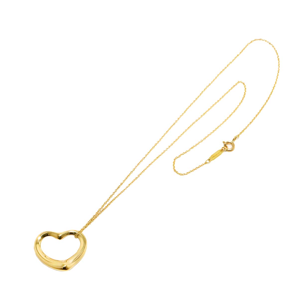 Open Heart Necklace 18K Yellow Gold 750