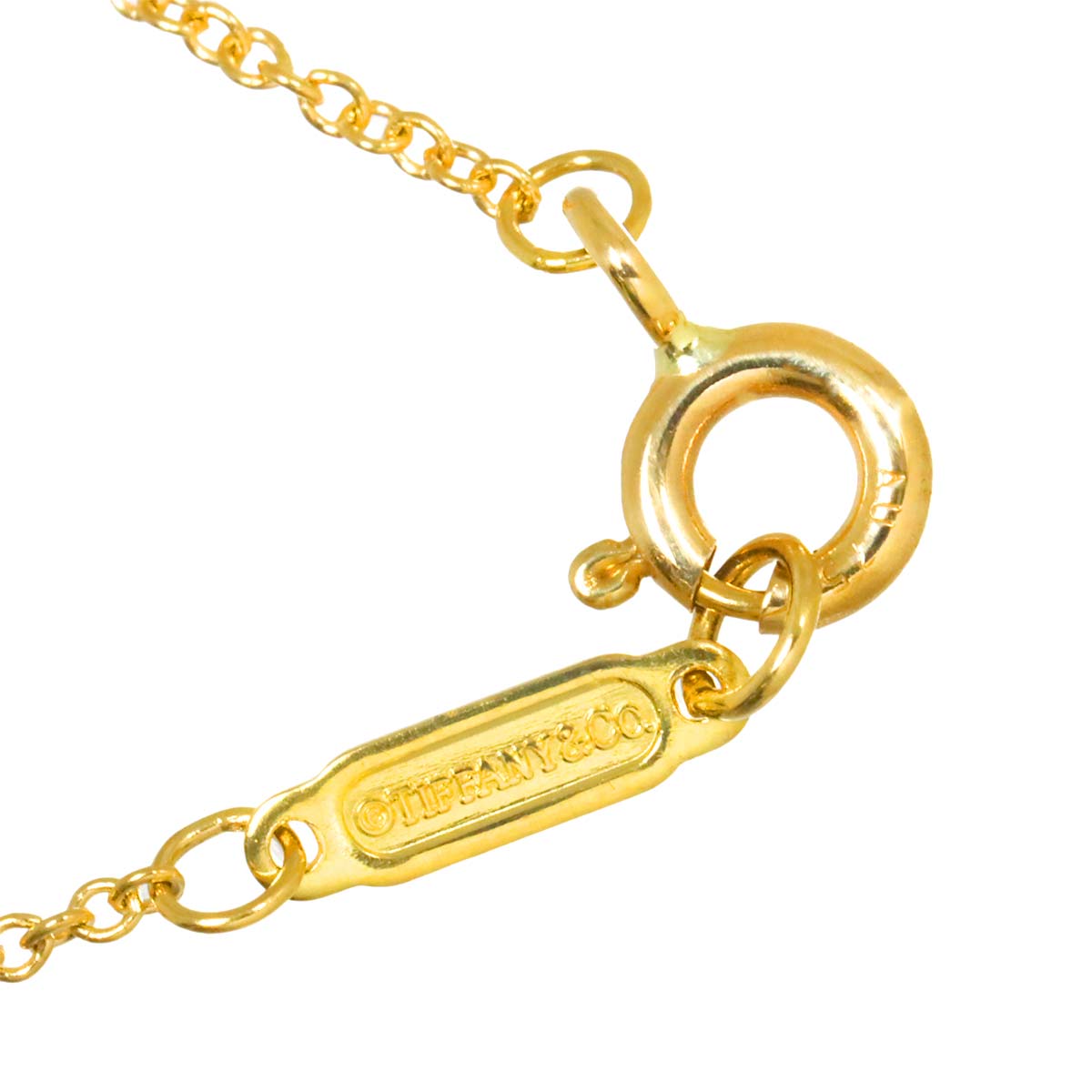 Open Heart Necklace 18K Yellow Gold 750