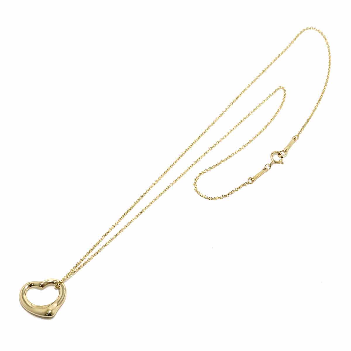 Open Heart Necklace 18K Yellow Gold 750